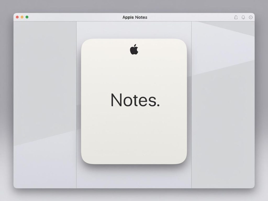 Apple Notes interface