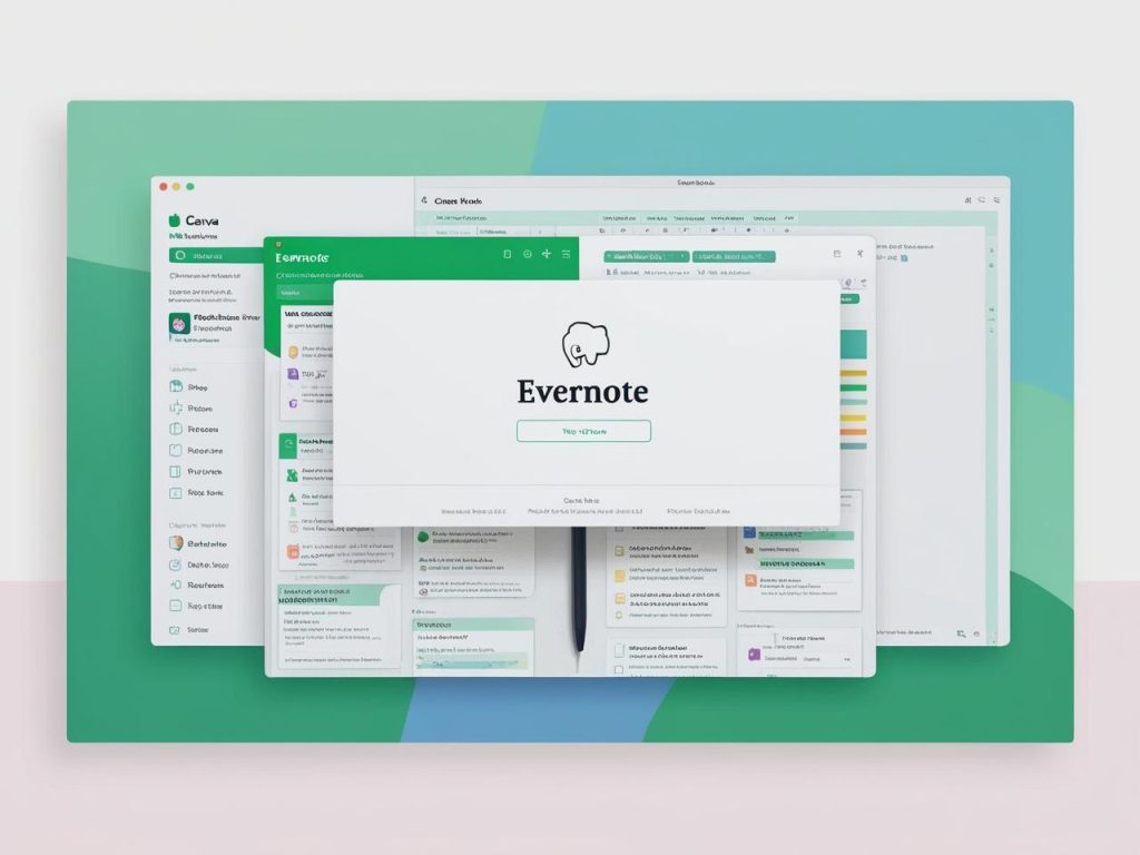  Evernote interface