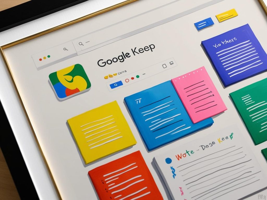 Google Keep interface