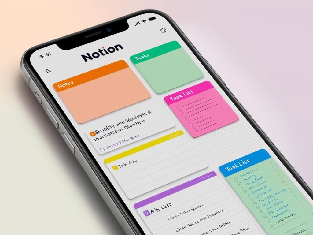 Notion mobile interface