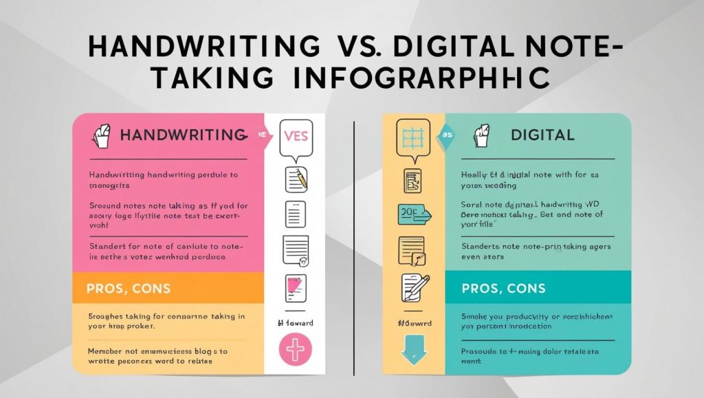 When to Use Handwriting vs. Digital Notes